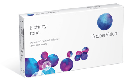 Biofinity Toric (6) from the manufacturer CooperVision in category Monthly