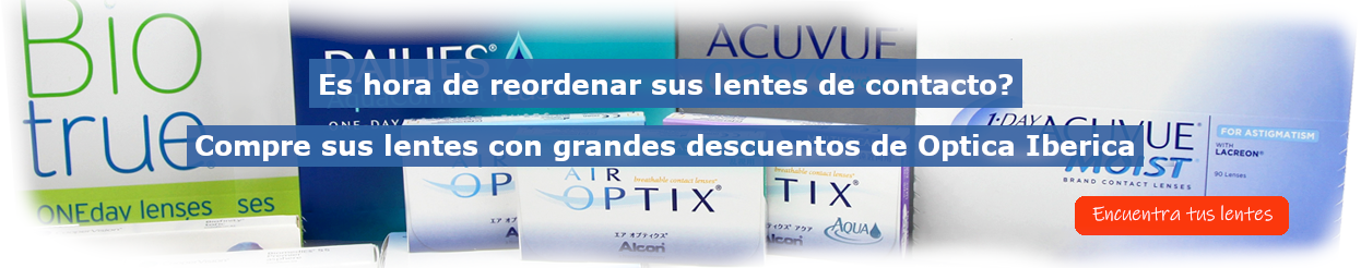 Buy your contact lenses on-line with big discounts from Optica Iberica